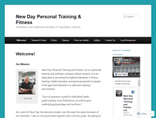 Tablet Screenshot of newdaypersonaltrainingandfitness.com